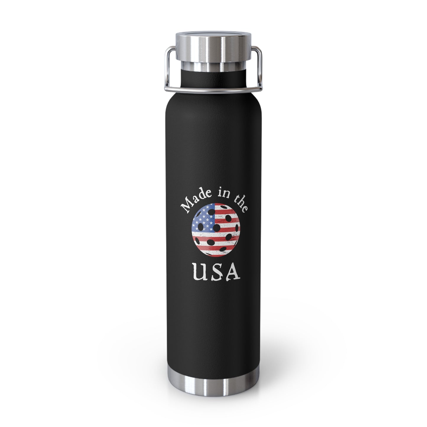 Made in the USA Pickleball Vacuum Insulated Bottle