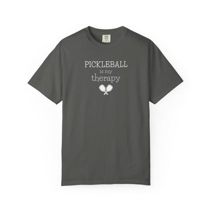 Pickleball Is My Therapy Comfort Colors Unisex Pickleball T-shirt