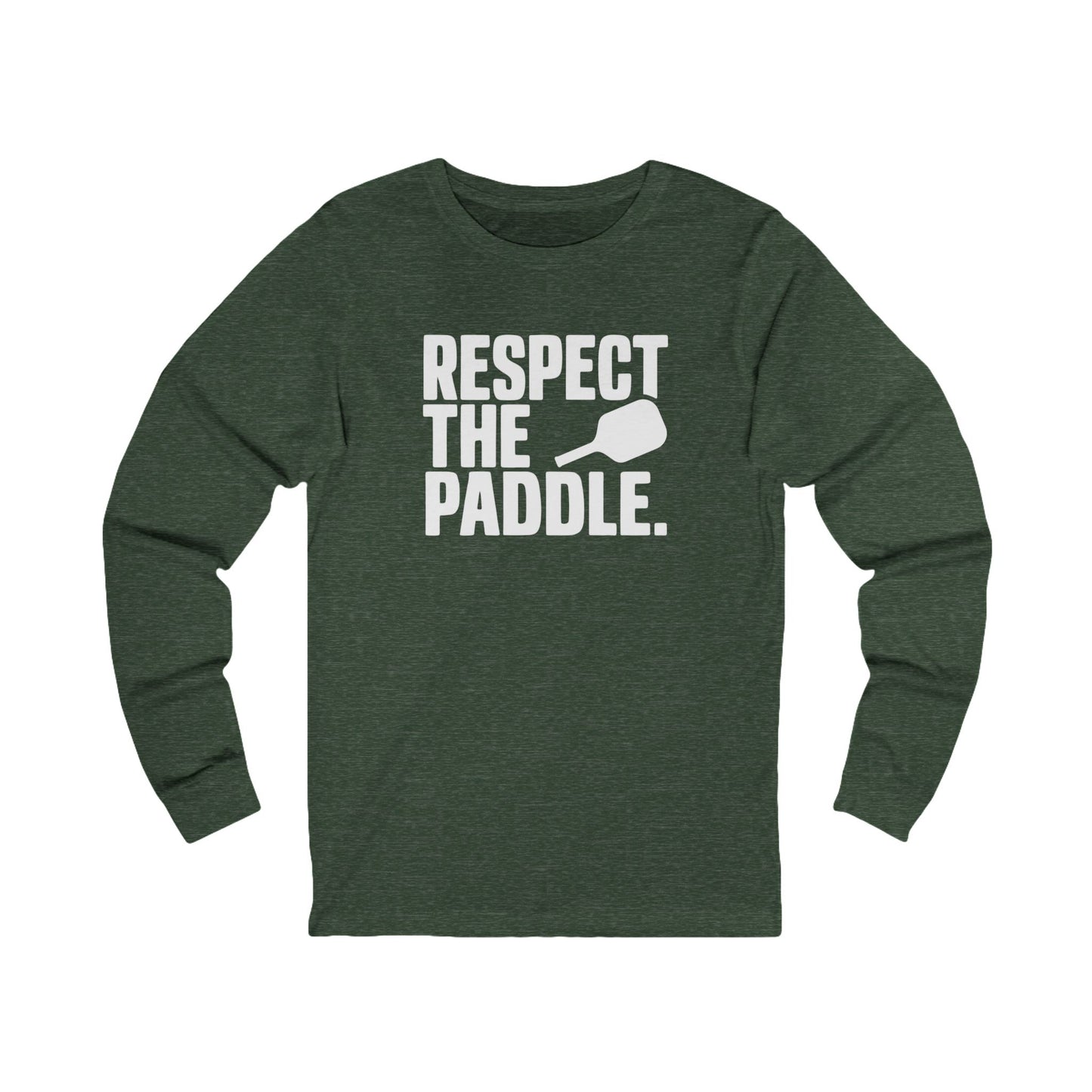 Respect The Paddle Unisex Long Sleeve Tee