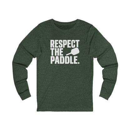 Respect The Paddle Unisex Long Sleeve Tee