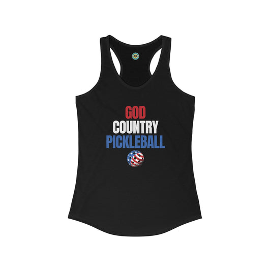 God Country Pickleball Women's Racerback Tank