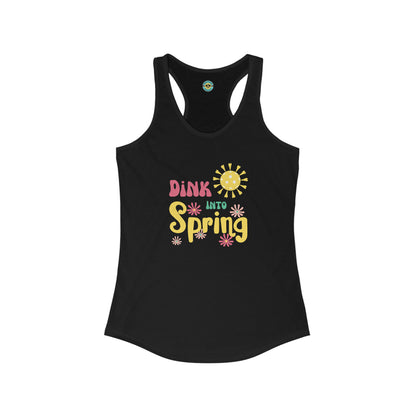 Dink Into Spring Women's Racerback Tank