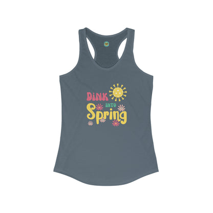 Dink Into Spring Women's Racerback Tank