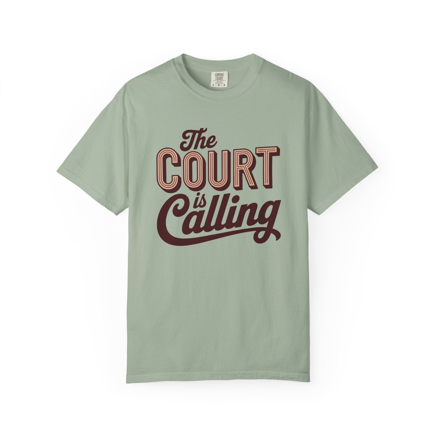 The Court Is Calling Comfort Colors Unisex Pickleball T-shirt