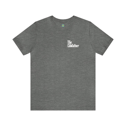The Lobfather Unisex Tee (left chest)