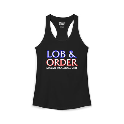 Lob & Order Women's Racerback Tank
