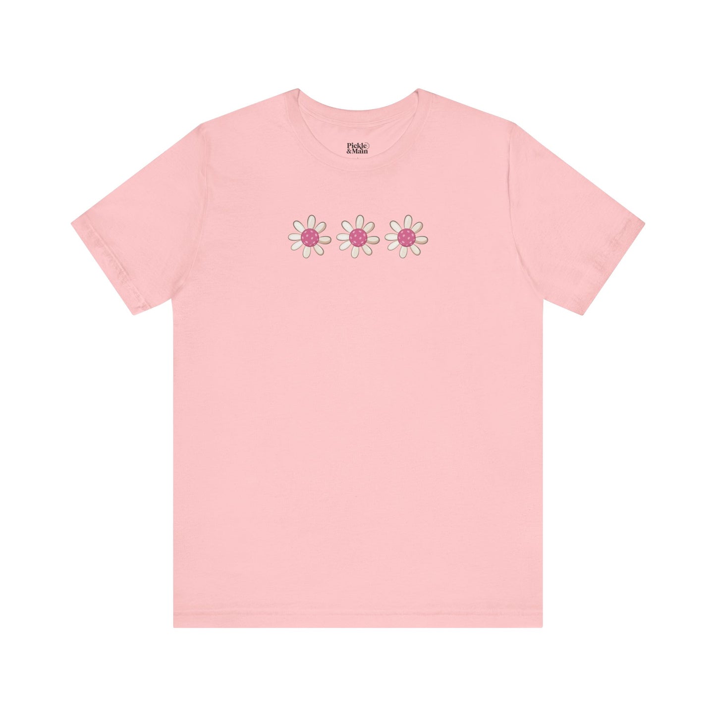 Pickleball Flowers Unisex Tee