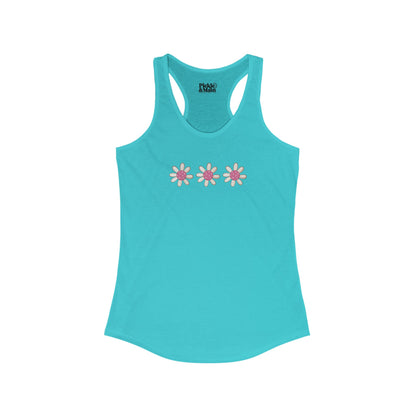 Pickleball Flowers Women's Racerback Tank