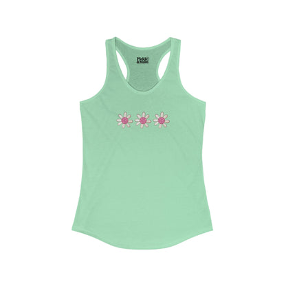 Pickleball Flowers Women's Racerback Tank