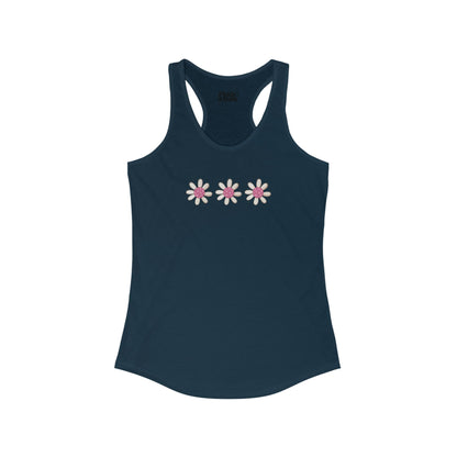 Pickleball Flowers Women's Racerback Tank