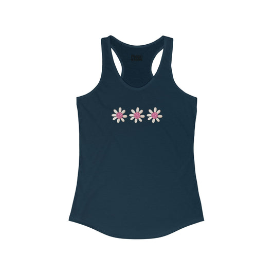 Pickleball Flowers Women's Racerback Tank