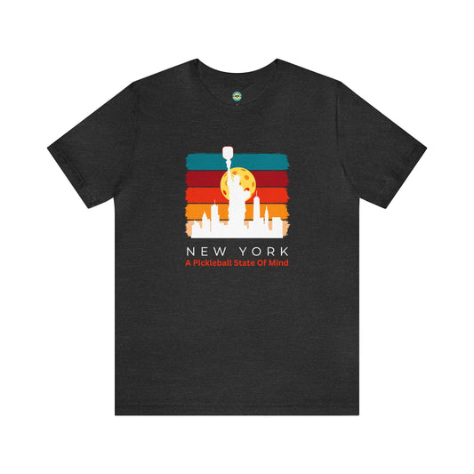 New York A Pickleball State of Mind Unisex Tee
