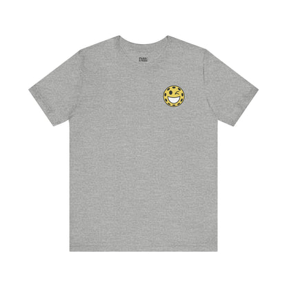Pickleball Smiley Face Unisex Tee