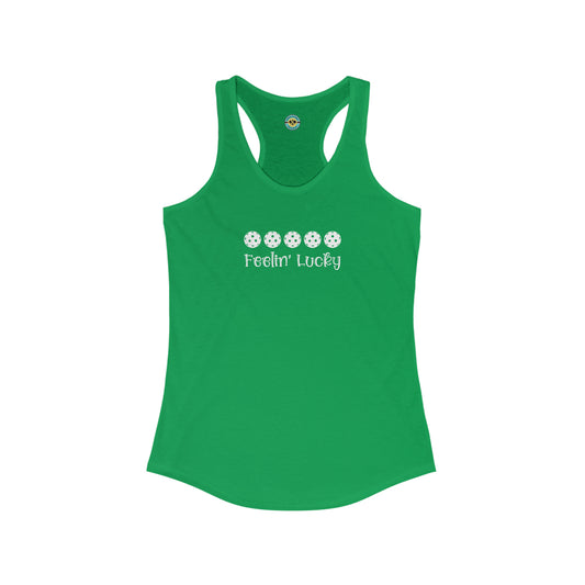 Feelin' Lucky Women's Racerback Tank