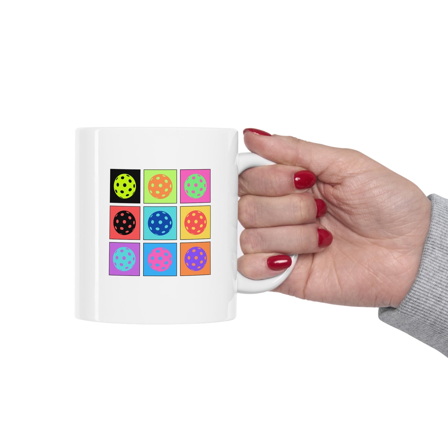 Pickleball Squares Mug