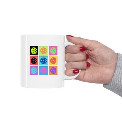 Pickleball Squares Mug