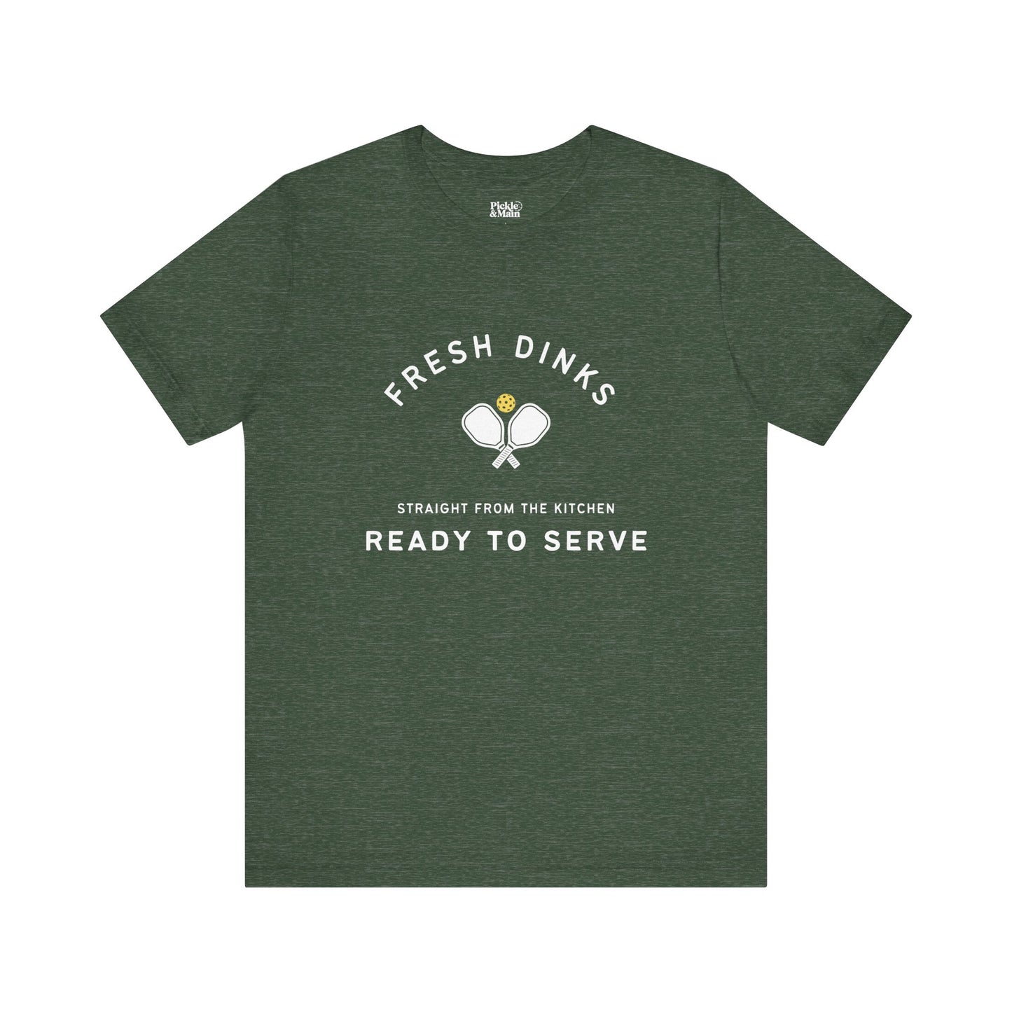 Fresh Dinks Ready To Serve Unisex Pickleball T-shirt