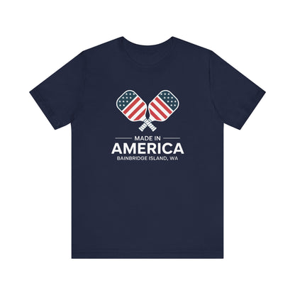 Made In America Pickleball Unisex Tee (Express Delivery)