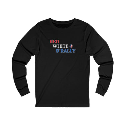 Red White & Rally Pickleball Unisex Long Sleeve Tee