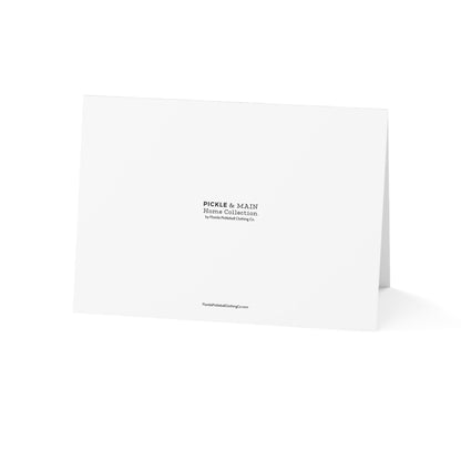 Pickleball Snowman Holiday Cards
