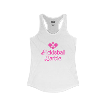 Pickleball Barbie Racerback Tank