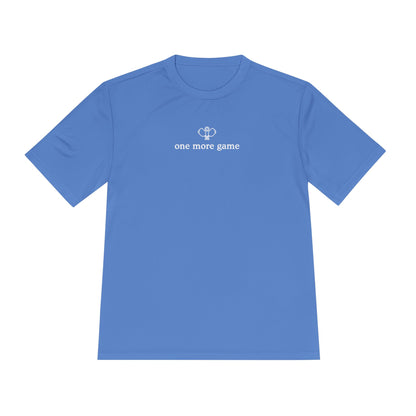 One More Game Unisex Performance Tee