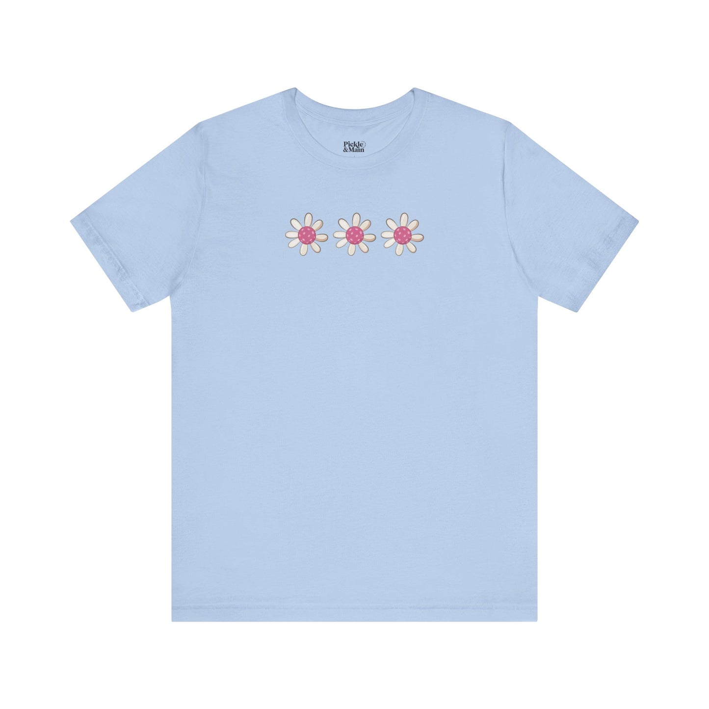Pickleball Flowers Unisex Tee