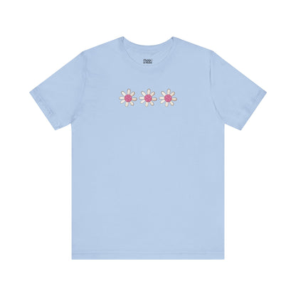 Pickleball Flowers Unisex Tee
