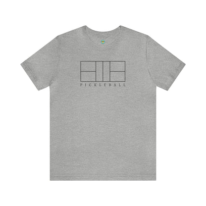 Pickleball Court Unisex Tee