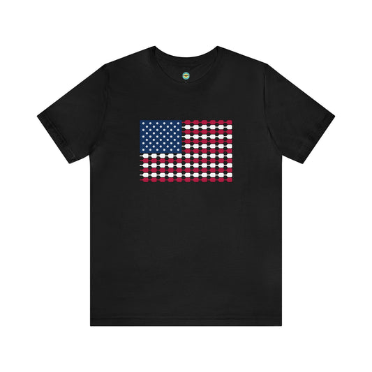 Pickleball Flag Unisex Tee