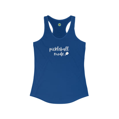 Pickleball Mode Racerback Tank