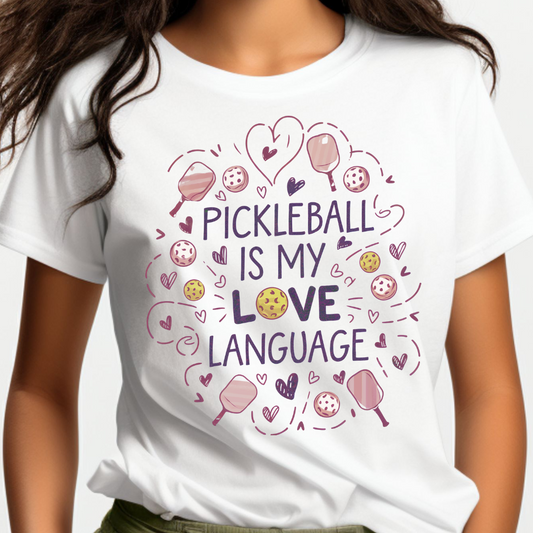 Pickleball Is My Love Language Unisex Tee