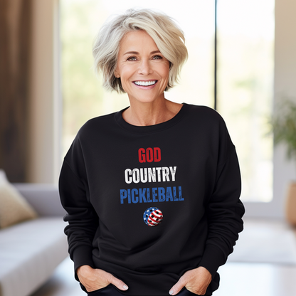God Country Pickleball Unisex Sweatshirt