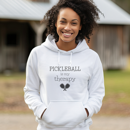 Pickleball Is My Therapy Hoodie