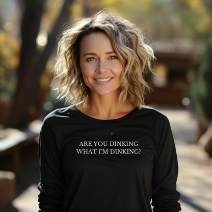 Are You Dinking? Unisex Long Sleeve T-shirt