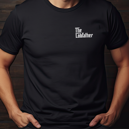 The Lobfather Unisex Tee (left chest)