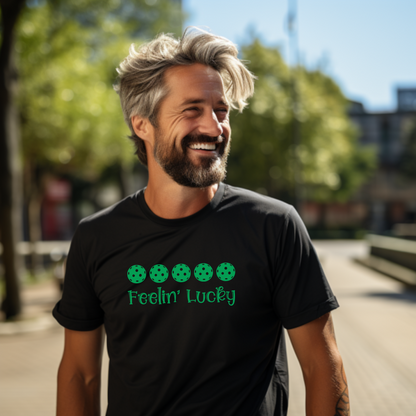 Feelin' Lucky Pickleball Unisex Tee