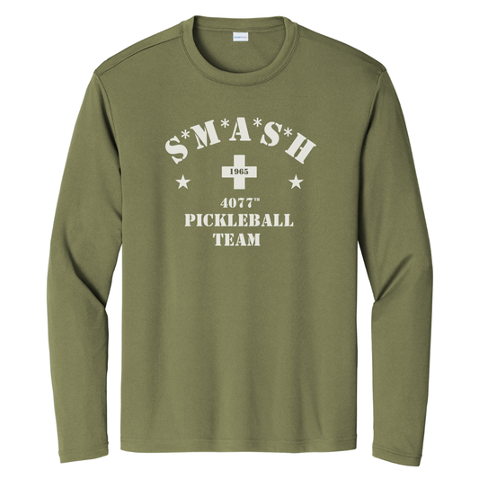 S*M*A*S*H Pickleball Team Unisex Long Sleeve Performance Tee