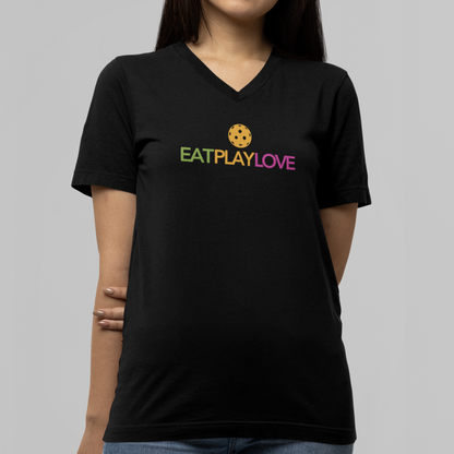 Eat Play Love Unisex V-neck Tee