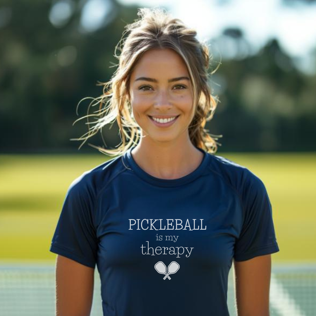 Pickleball Is My Therapy Women's Performance Tee
