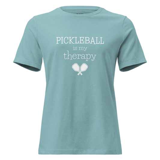 Pickleball Is My Therapy Women's Short Sleeve Tee
